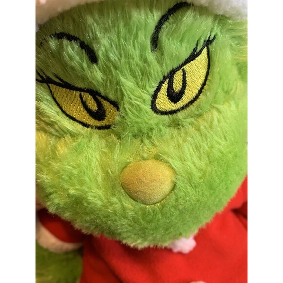Build A Bear Grinch Christmas Plush Red Santa Suit SOUND NOT WORKING READ - Picture 6 of 15